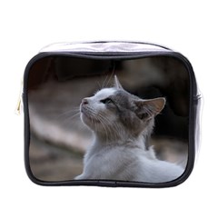 Kitty Mini Toiletries Bag (one Side) by DimitriosArt