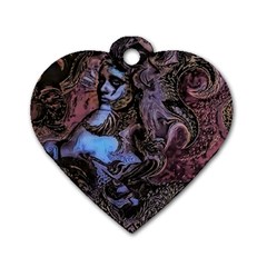 Boho Cthulu Dog Tag Heart (two Sides) by MRNStudios