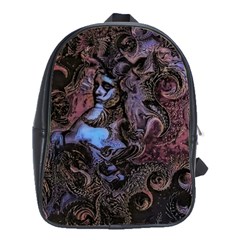 Boho Cthulu School Bag (large) by MRNStudios