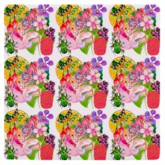 Flowers Pattern Uv Print Square Tile Coaster  by Sparkle