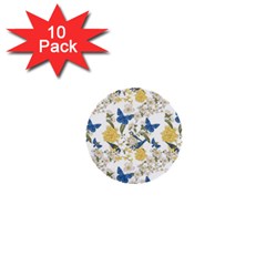 Birds 1  Mini Buttons (10 Pack) 