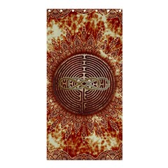 Chartres Double Infinity Antique Mandala Shower Curtain 36  X 72  (stall)  by EDDArt