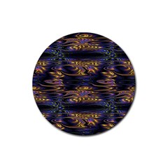 Abstract Art - Adjustable Angle Jagged 1 Rubber Coaster (round)