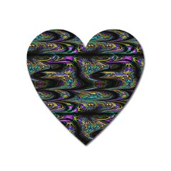 Abstract Art - Adjustable Angle Jagged 2 Heart Magnet