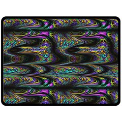 Abstract Art - Adjustable Angle Jagged 2 Double Sided Fleece Blanket (large) 