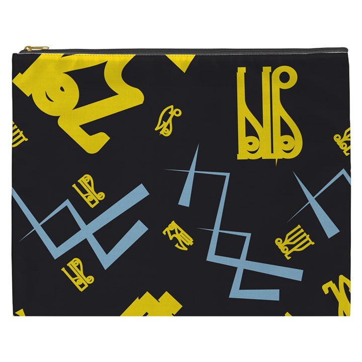 Abstract pattern geometric backgrounds   Cosmetic Bag (XXXL)