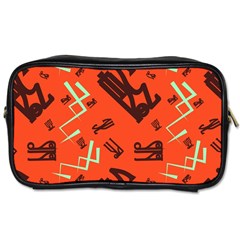 Abstract Pattern Geometric Backgrounds   Toiletries Bag (one Side) by Eskimos