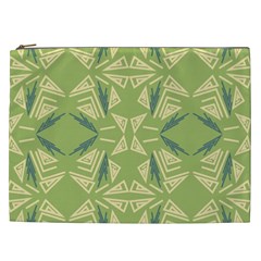 Abstract Pattern Geometric Backgrounds   Cosmetic Bag (xxl) by Eskimos