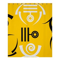 Abstract Pattern Geometric Backgrounds   Shower Curtain 60  X 72  (medium)  by Eskimos