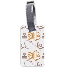 Abstract Pattern Geometric Backgrounds   Luggage Tag (one Side) by Eskimos