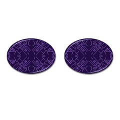 Abstract pattern geometric backgrounds   Cufflinks (Oval)
