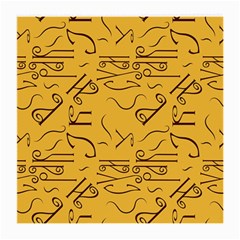 Abstract pattern geometric backgrounds   Medium Glasses Cloth (2 Sides)