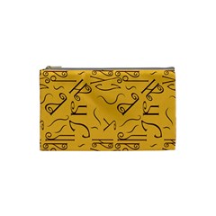 Abstract Pattern Geometric Backgrounds   Cosmetic Bag (small) by Eskimos