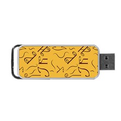 Abstract pattern geometric backgrounds   Portable USB Flash (Two Sides)