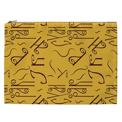 Abstract Pattern Geometric Backgrounds   Cosmetic Bag (xxl) by Eskimos