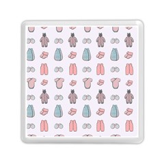 Pattern With Clothes For Newborns Memory Card Reader (square) by SychEva