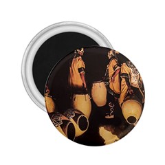 Candombe Drummers Warming Drums 2 25  Magnets by dflcprintsclothing