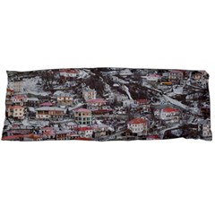 Metsovo Aerial Cityscape, Greece Body Pillow Case (dakimakura) by dflcprintsclothing