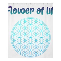 Flower Of Life  Shower Curtain 60  X 72  (medium)  by tony4urban