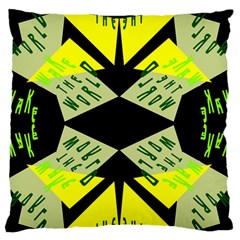 Abstract Pattern Geometric Backgrounds   Standard Flano Cushion Case (one Side) by Eskimos