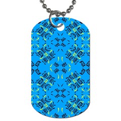 Abstract Pattern Geometric Backgrounds   Dog Tag (two Sides) by Eskimos