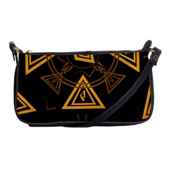 Abstract Pattern Geometric Backgrounds   Shoulder Clutch Bag by Eskimos