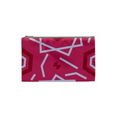 Abstract Pattern Geometric Backgrounds   Cosmetic Bag (small) by Eskimos