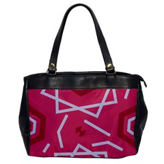 Abstract Pattern Geometric Backgrounds   Oversize Office Handbag by Eskimos