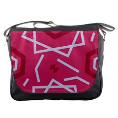 Abstract Pattern Geometric Backgrounds   Messenger Bag by Eskimos