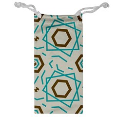 Abstract Pattern Geometric Backgrounds   Jewelry Bag by Eskimos