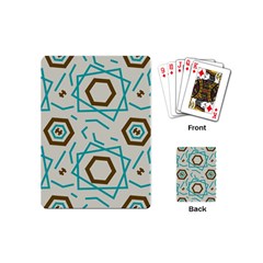 Abstract Pattern Geometric Backgrounds   Playing Cards Single Design (mini) by Eskimos