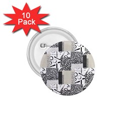 Abstract Pattern 1 75  Buttons (10 Pack) by Sparkle