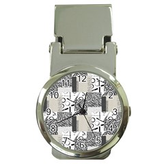 Abstract Pattern Money Clip Watches by Sparkle