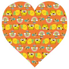 Minionspattern Wooden Puzzle Heart by Sparkle