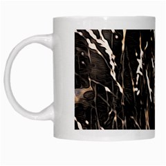 Abstract Light Games 2 White Mugs by DimitriosArt