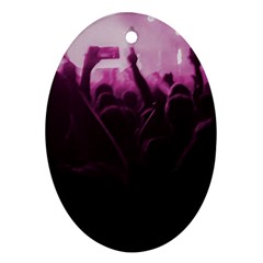Music Concert Scene Ornament (oval) by dflcprintsclothing