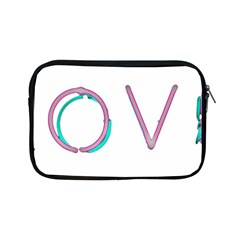 Pop Art Neon Love Sign Apple Ipad Mini Zipper Cases by essentialimage365