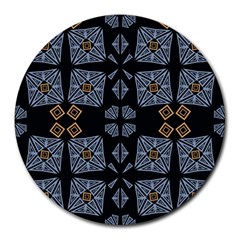 Abstract Pattern Geometric Backgrounds   Round Mousepads by Eskimos