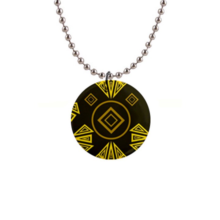 Abstract pattern geometric backgrounds   1  Button Necklace