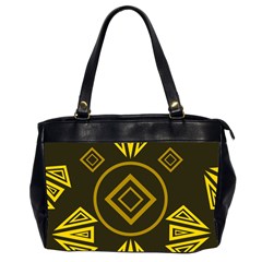 Abstract Pattern Geometric Backgrounds   Oversize Office Handbag (2 Sides) by Eskimos