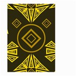 Abstract pattern geometric backgrounds   Large Garden Flag (Two Sides) Front