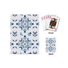 Abstract Pattern Geometric Backgrounds   Playing Cards Single Design (mini) by Eskimos