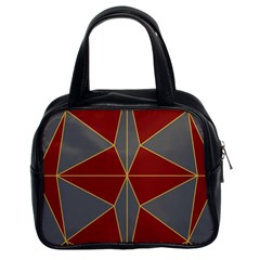 Abstract Pattern Geometric Backgrounds   Classic Handbag (two Sides) by Eskimos