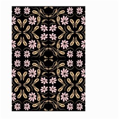 Folk Flowers Print Floral Pattern Ethnic Art Large Garden Flag (two Sides) by Eskimos