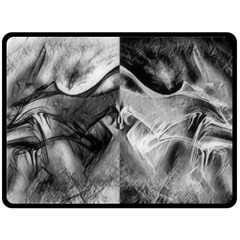 Oh, Bruce Double Sided Fleece Blanket (large)  by MRNStudios