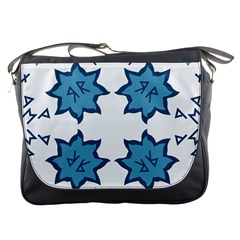 Abstract Pattern Geometric Backgrounds   Messenger Bag by Eskimos