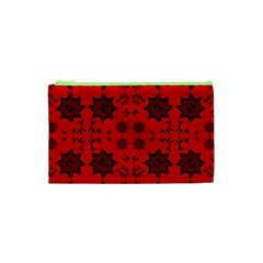 Abstract Pattern Geometric Backgrounds   Cosmetic Bag (xs) by Eskimos
