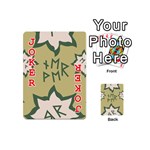 Abstract pattern geometric backgrounds   Playing Cards 54 Designs (Mini) Front - Joker2