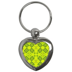 Abstract Pattern Geometric Backgrounds   Key Chain (heart) by Eskimos