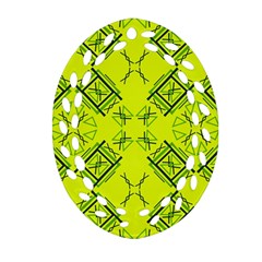 Abstract Pattern Geometric Backgrounds   Oval Filigree Ornament (two Sides) by Eskimos